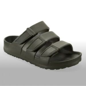 Toddler Boys Sun + Stone Slip On Sandals- Green - Macys Brand